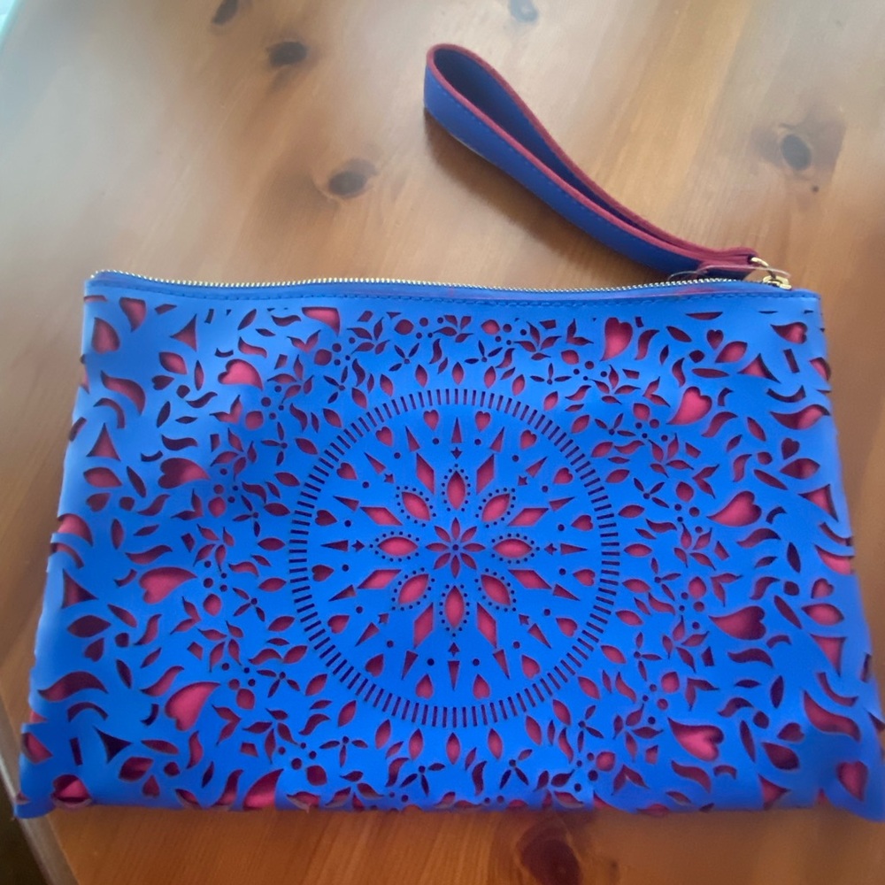 Carlos by Carlos Santana Blue and Red Clutch